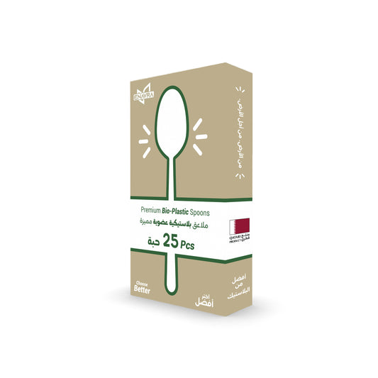 Premium Biodegradable Spoons (Pack of 25)